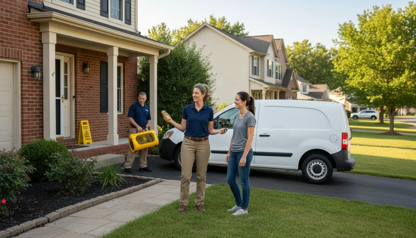 Water restoration image for Water Damage & Restoration Services in Brandon, TX